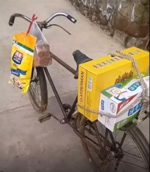 自行车带啤酒